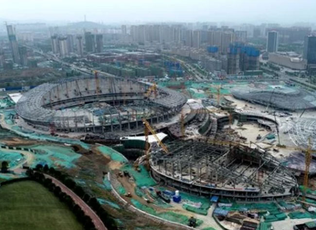 中國建設(shè)第八工程局 泰安市民健身中心